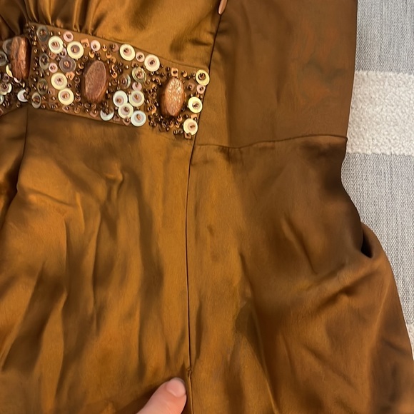 Embellished Satin halter top - Picture 8 of 9